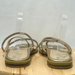 Vionic  Women's Gold Prism Sparkly Open Toe Strappy Slide Sandals - Size 10W Photo 8