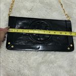 Tory Burch  Reva Clutch Black Patent Leather Photo 10
