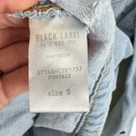 Black Label By C'est Toi Cotton Light Wash Distressed Button Up Jean Jacket Sz S Blue Photo 7