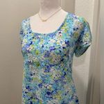 Urban Outfitters VTG 90s Life Blue Spring Floral Short Sleeve Mini Dress - L Photo 11