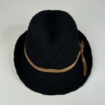 Black Fedora Hat Cotton Blend One Size Photo 0