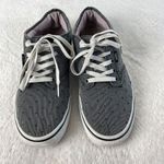 Vans Off The Wall Striped Polka Dot Shoes Womens 11 Black White Low Top Lace Up Photo 1