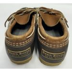 Bean Boot by LL Bean Duck Shoes Women's Sz 8M Brown Leather Low Top Slip Photo 3