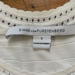 Diane Von Furstenberg  White A-Line Perry Dress Size 6 Photo 3