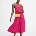 NWT Ted Baker London‎ Luaan Button Through Cami Midi Dress in Pink Size 1 (0 Photo 8
