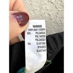 Cia. Maritima Elastic Waistband Flare Bell Bottom Leggings Black Women's Size S Photo 4