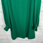 Goat Womens size 4 Crew Neck Long Sleeve Shift Dress Green Photo 7