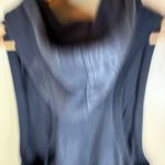 Nikita Womens Black Sleeveless Zip Up Hoodie Vest Size S Graffiti Style Logo Photo 7