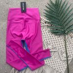 Peloton New  Fuchsia High Rise Athletic Leggings Size Small - Show Up Rib Legging Photo 9