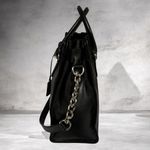 Michael Kors Hamilton Microstud Leather Satchel Handbag Ret $450 Edgy Citycore Photo 2