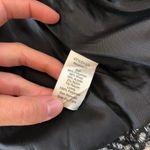 CAbi Black/White Wool Tweed Jacket Sz 12 Zippers Photo 4