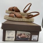 Roberto Cavalli  Womens 41 Shoes Brown Platform Espadrillas‎ Vacchetta Sandals Photo 0