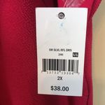 Ophelia Roe NWT  Women’s Mock Neck Fuchsia Pink Tiered Sleeveless Dress Photo 6