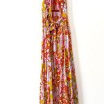 Abel the label  Anthropologie Rumi Maxi Dress, Yellow Orange, Sexy Back sz M Photo 3