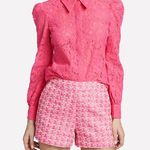 L'Agence New Jenica Lace Blouse, Pink Size XS New w/Tag Photo 0