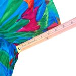 Teddi Sport High Waisted Tropical Shorts‎ Womens S Resortwear Retro Beach NEW Blue Photo 7