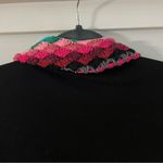 Double Zero  Ladies Sweater Crocheted Size L open front Photo 7