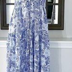 Poupette St. Barth Nana Printed Maxi Dress Revolve Blue Begonia Size L New w/Tag Photo 10