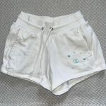 Champion Womens White  Reverse Weave Shorts Pastel Embroidered Logo Sz Xs Photo 0