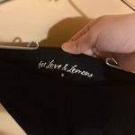 For Love & Lemons Peyton Ribbed Black Leggings Photo 4