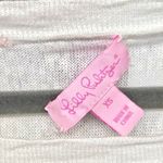 Lilly Pulitzer Lilly Pulizter Linen Boat Neck 3/4 Sleeve Dolman Knit Top Womens Size XS White Photo 3