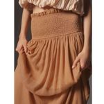 Anthropologie  Smocked Sheer Maxi Skirt Small S New NWT GORGEOUS BOHO FLOWY RARE Photo 3