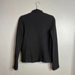 Eileen Fisher  Black‎ Waffle Knit Button Front Blazer Sz XS Jacket Italian Fabric Photo 5