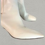 Valentino Garavani Women's Rockstud Leather Ankle Boots Size 37.5 ivory color Photo 11