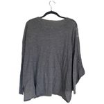 Free People Gray Sweater Wool Alpaca Lightweight Dolman Cut Out Size Extra Small Photo 1