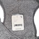 Free People  Most Wanted Gray Ribbed Tank Top‎ Size L Photo 2
