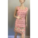 Esley  RED EMBROIDERED‎ SHEATH DRESS SZ SMALL Photo 1