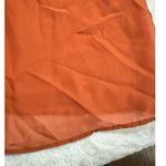 Birdy Grey Maxi Dress Women's Medium Rust Orange Tie Back Halter Sleeveless Photo 8