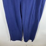 Disney Vintage  World Mickey Mouse Sweatpants‎ Womens Medium Blue Drawstring Photo 3