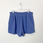 Three Dots [] Periwinkle Blue Cotton Gauze High Rise Elastic Waist Shorts Sz XXL Photo 3