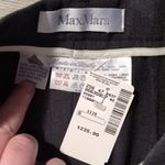 Max Mara  Virgin Wool Gray Pleated Trousers Size 6 Photo 3