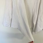 Eileen Fisher  Organic Linen Open Front Cardigan Sweater White Size Small‎ P Photo 4