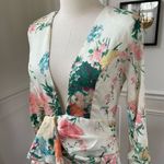 Luxxel Vici Long Sleeve Mini Dress Plunging Neckline Long Sleeve S Photo 7