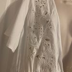 Torrid NWT White Floral Eyelet Lace Tie Front Cardigan Embroidered Sz 0 L 12 Photo 2