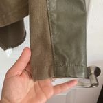 ZARA Olive faux leather jacket Photo 4