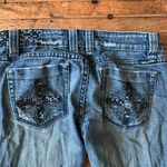 Miss Me distressed bling rhinestone size 26 western bootcut jeans Photo 3