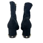Valentino Garavani Rockstud Boots Booties Suede Black Size 36.5 US 6.5 Photo 5