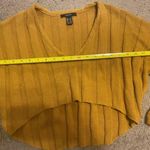 Forever 21 NWOT  Cropped V-Neck Long-Sleeve Ribbed Knit Sweater Photo 5