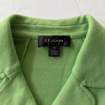 St. John Vintage Green 4 Gold Buttons Wool Blend Blazer Jacket Size 10 Photo 5