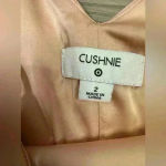 CUSHNIE Women’s Pink Pleated Midi Dress Size 2 Photo 5