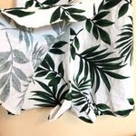 Lush Clothing NEW LUSH Linen Blend Leaf Print Romper S Photo 4