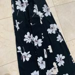 Blue Blush Floral Maxi Dress Sz Small Big Slit Photo 1