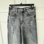 H&M  Divided Black Distressed High-Rise Jeans | Size 2 Photo 1