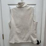 Columbia  Benton Springs Fleece Jacket Vest Women L White Full Zip High Neck Photo 1