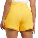 River Island  Boucle Raw-Hem Flared Shorts Size 16 bm Photo 1