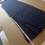 Joie  Crochet Maxi Beach CoverUp Dress, Navy Blue side slits, sleeveless size S Photo 7